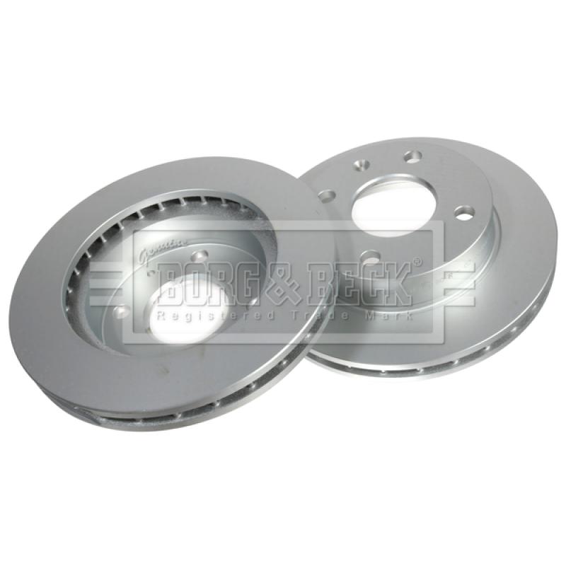 Jeu de 2 disques de frein avant BORG & BECK BBD4686 - Visuel 2