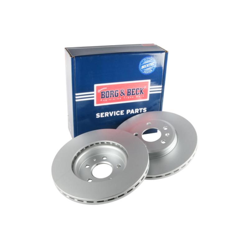 Jeu de 2 disques de frein avant BORG & BECK BBD4689 - Visuel 1