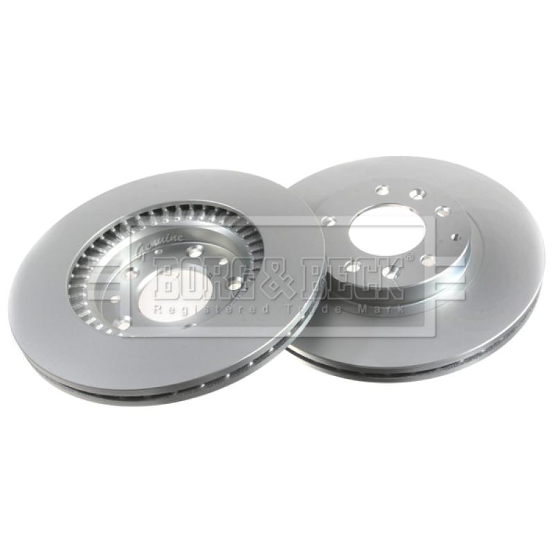 Jeu de 2 disques de frein avant BORG & BECK BBD4693 - Visuel 2