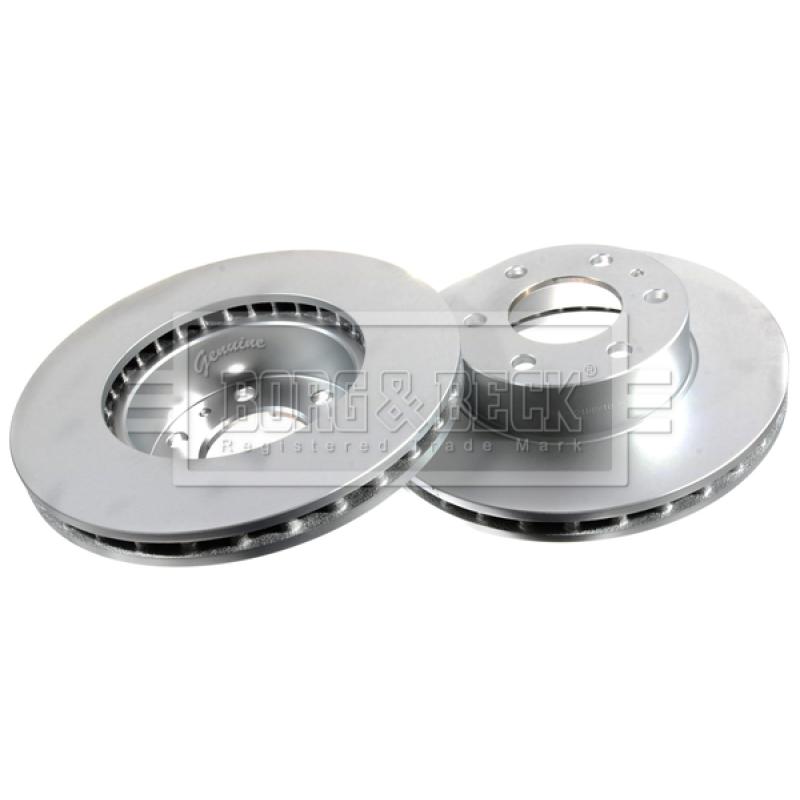 Jeu de 2 disques de frein avant BORG & BECK BBD4709 - Visuel 2