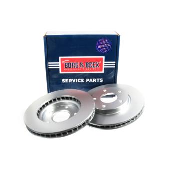 Jeu de 2 disques de frein avant BORG & BECK BBD4752
