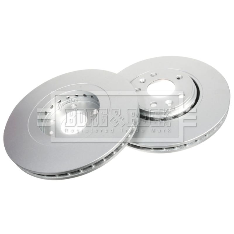 Jeu de 2 disques de frein avant BORG & BECK BBD4781 - Visuel 2