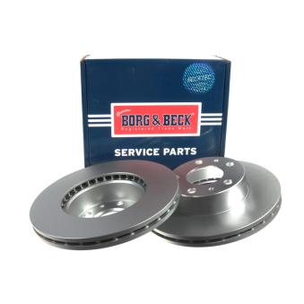 Jeu de 2 disques de frein avant BORG & BECK OEM 51848618