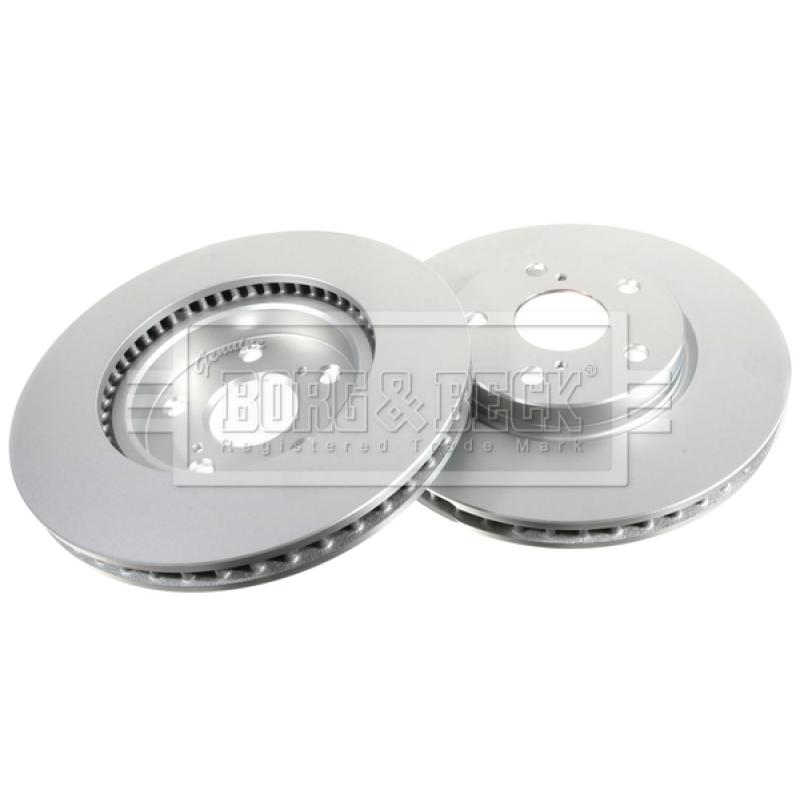Jeu de 2 disques de frein avant BORG & BECK BBD4805 - Visuel 2