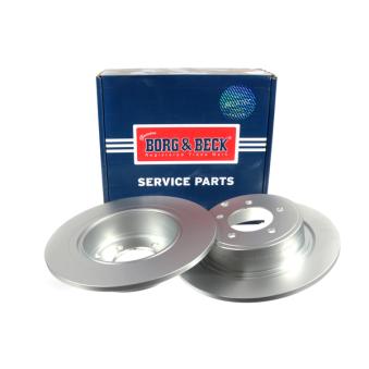 Jeu de 2 disques de frein arrière BORG & BECK OEM 04743999AA