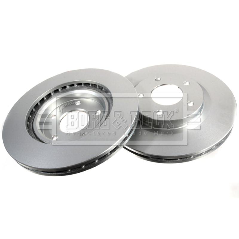 Jeu de 2 disques de frein avant BORG & BECK BBD4821 - Visuel 2