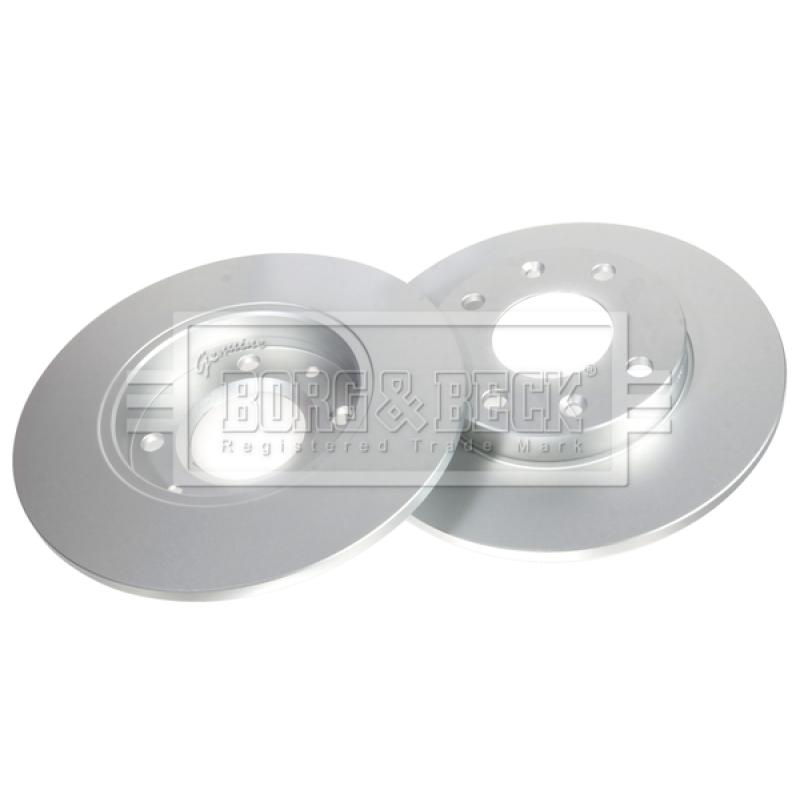 Jeu de 2 disques de frein avant BORG & BECK BBD4838 - Visuel 2