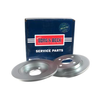 Jeu de 2 disques de frein arrière BORG & BECK OEM 1780880