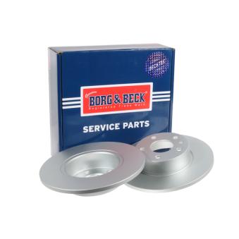 Jeu de 2 disques de frein arrière BORG & BECK OEM 60658566