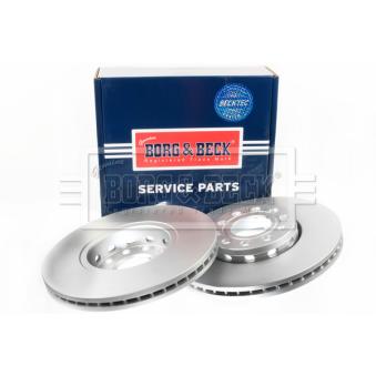Jeu de 2 disques de frein avant BORG & BECK BBD4948