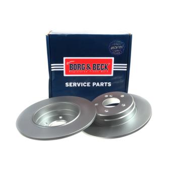 Jeu de 2 disques de frein arrière BORG & BECK OEM 1244231112