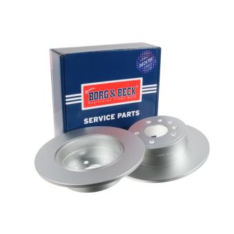Jeu de 2 disques de frein arrière BORG & BECK OEM 4565693