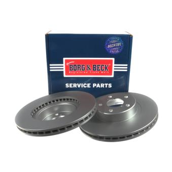 Jeu de 2 disques de frein avant BORG & BECK OEM 26310AA092