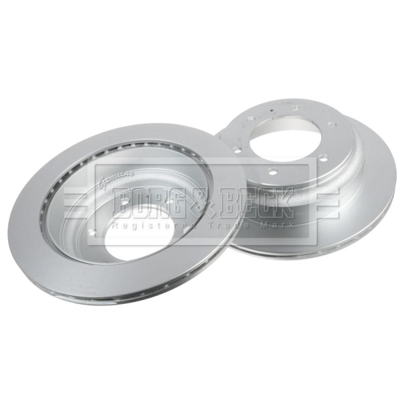 Jeu de 2 disques de frein arrière BORG & BECK BBD5115 - Visuel 2