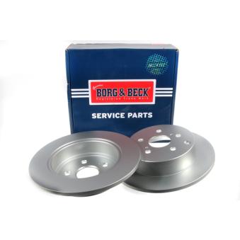 Jeu de 2 disques de frein arrière BORG & BECK OEM 424310F020
