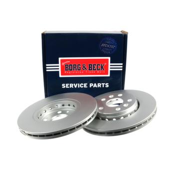 Jeu de 2 disques de frein avant BORG & BECK OEM 4154200701