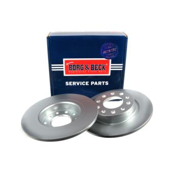 Jeu de 2 disques de frein arrière BORG & BECK OEM 51815313