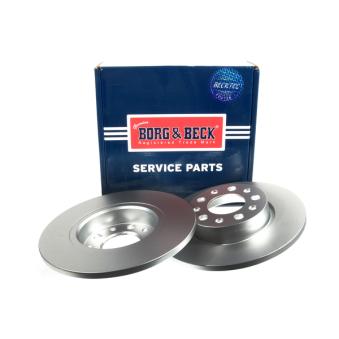 Jeu de 2 disques de frein arrière BORG & BECK OEM 51767377