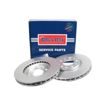 Jeu de 2 disques de frein avant BORG & BECK OEM 51815312