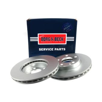 Jeu de 2 disques de frein avant BORG & BECK OEM 2464210012