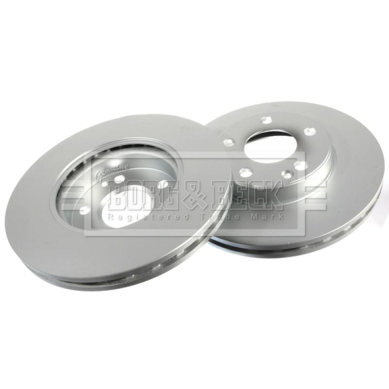 Jeu de 2 disques de frein avant BORG & BECK BBD5267 - Visuel 2