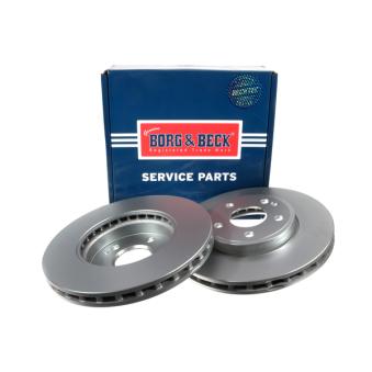 Jeu de 2 disques de frein avant BORG & BECK OEM 2464210112