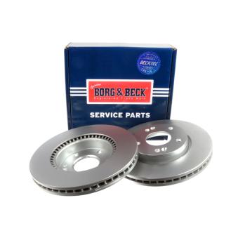 Jeu de 2 disques de frein avant BORG & BECK OEM 517122L000