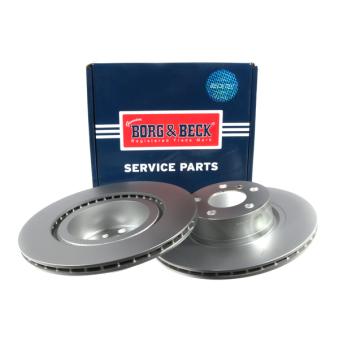 Jeu de 2 disques de frein arrière BORG & BECK OEM 34206790362