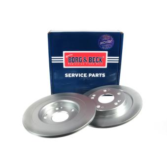 Jeu de 2 disques de frein arrière BORG & BECK BBD5321