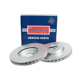 Jeu de 2 disques de frein avant BORG & BECK OEM 2464212412