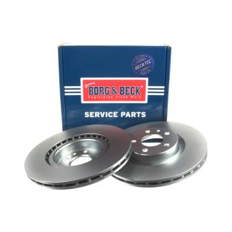 Jeu de 2 disques de frein avant BORG & BECK OEM 51937217