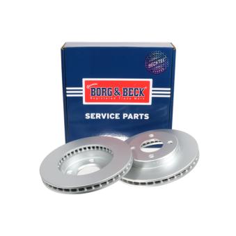 Jeu de 2 disques de frein avant BORG & BECK OEM 40206CT40A