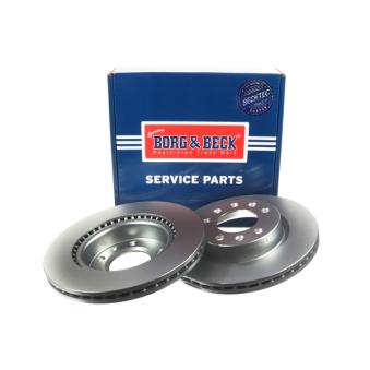 Jeu de 2 disques de frein avant BORG & BECK OEM 1610704680