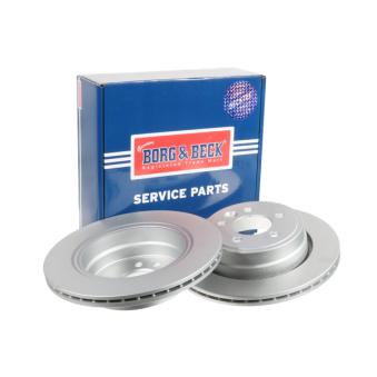 Jeu de 2 disques de frein arrière BORG & BECK BBD5377