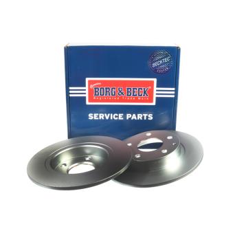 Jeu de 2 disques de frein arrière BORG & BECK BBD5382