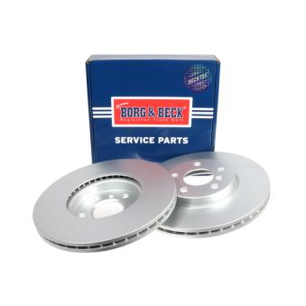 Jeu de 2 disques de frein avant BORG & BECK BBD5389