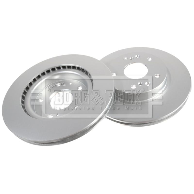 Jeu de 2 disques de frein avant BORG & BECK BBD5400 - Visuel 1