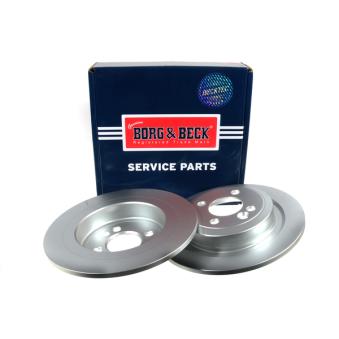 Jeu de 2 disques de frein arrière BORG & BECK BBD5410