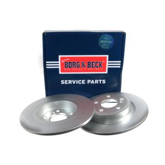 Jeu de 2 disques de frein arrière BORG & BECK BBD5413