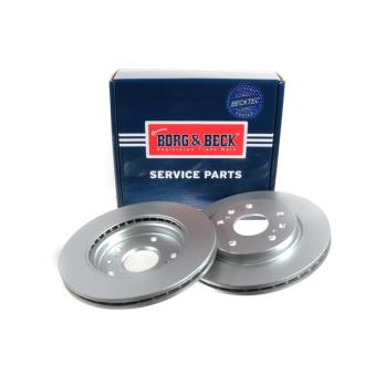 Jeu de 2 disques de frein avant BORG & BECK OEM 5531172L00
