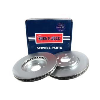Jeu de 2 disques de frein avant BORG & BECK OEM 4144134000