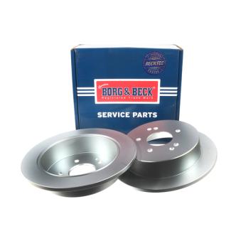Jeu de 2 disques de frein arrière BORG & BECK OEM 4840134100