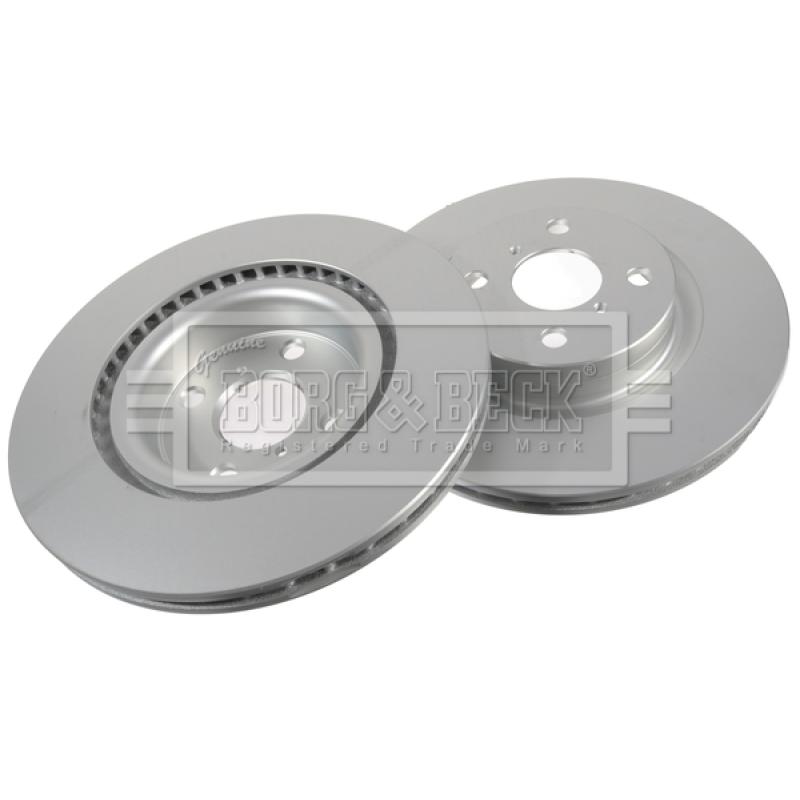 Jeu de 2 disques de frein avant BORG & BECK BBD5460 - Visuel 1
