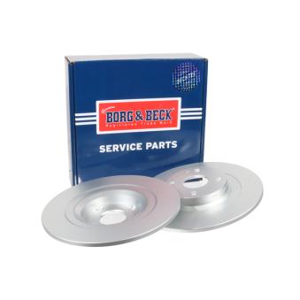 Jeu de 2 disques de frein arrière BORG & BECK BBD5515