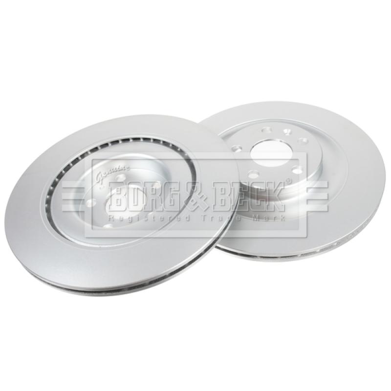 Jeu de 2 disques de frein arrière BORG & BECK BBD5531 - Visuel 2