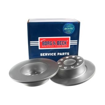 Jeu de 2 disques de frein arrière BORG & BECK OEM 5Q0615601C