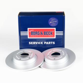 Jeu de 2 disques de frein arrière BORG & BECK OEM 2196429