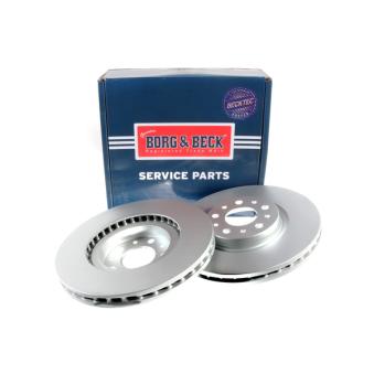 Jeu de 2 disques de frein avant BORG & BECK OEM 52017293