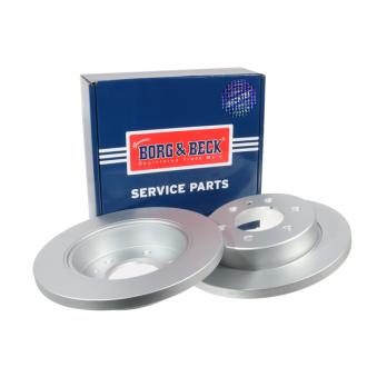 Jeu de 2 disques de frein arrière BORG & BECK OEM 9104232100