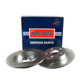 Jeu de 2 disques de frein arrière BORG & BECK OEM 4243102320